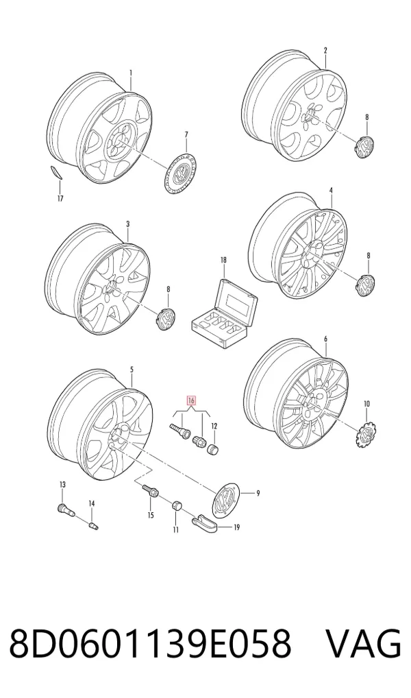  8D0601139E058 VAG
