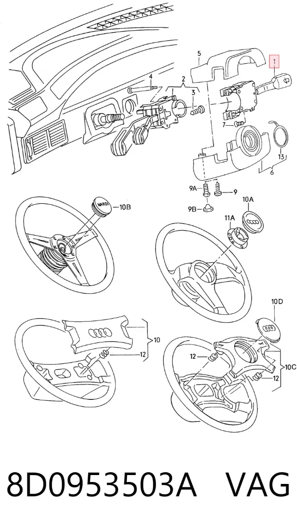  8D0953503A VAG