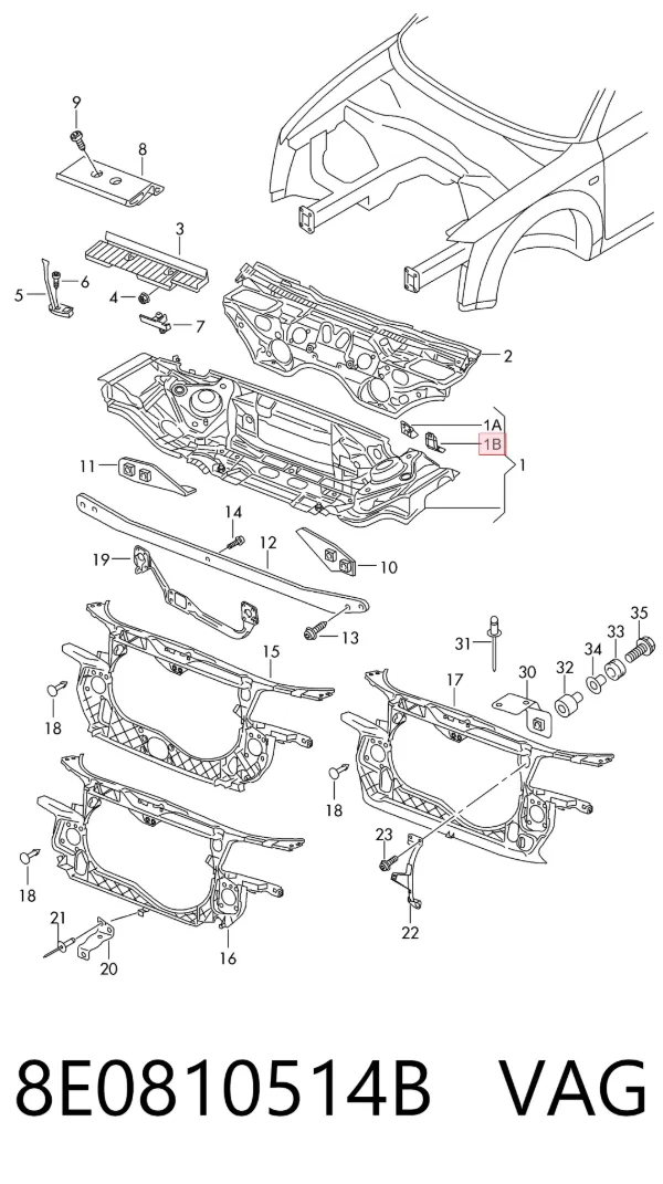  8E0810514B VAG