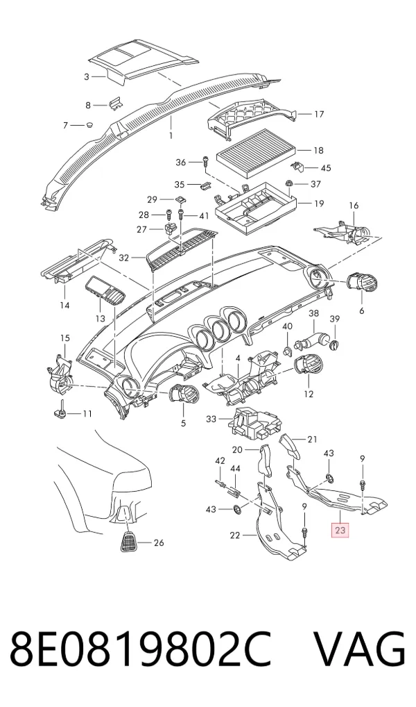  8E0819802C VAG