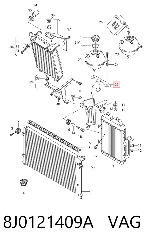  8J0121409A VAG