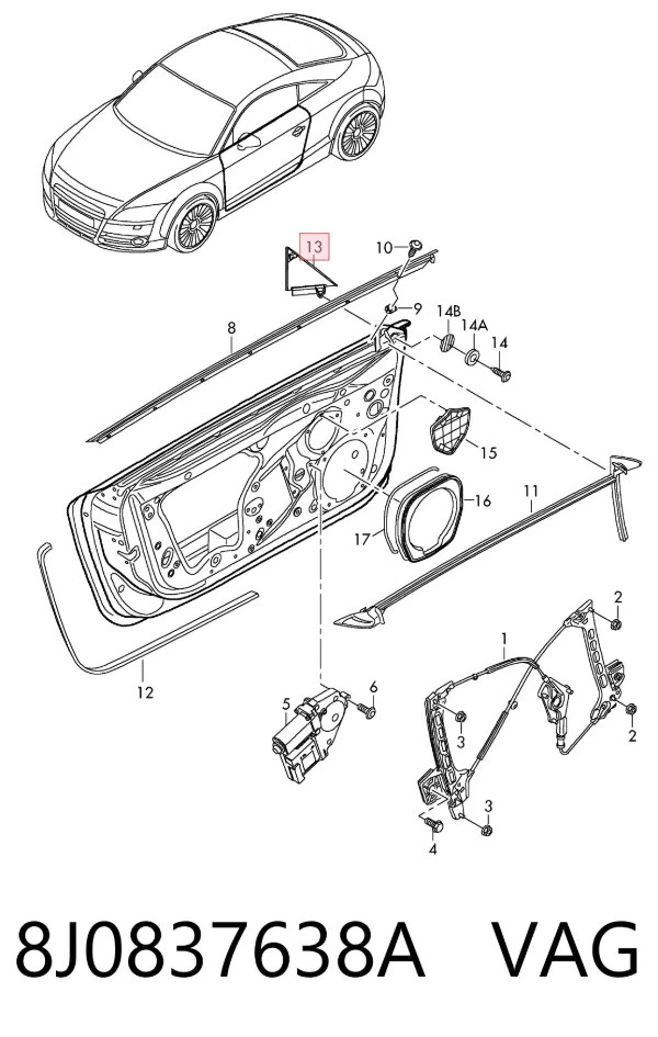  8J0837638A VAG