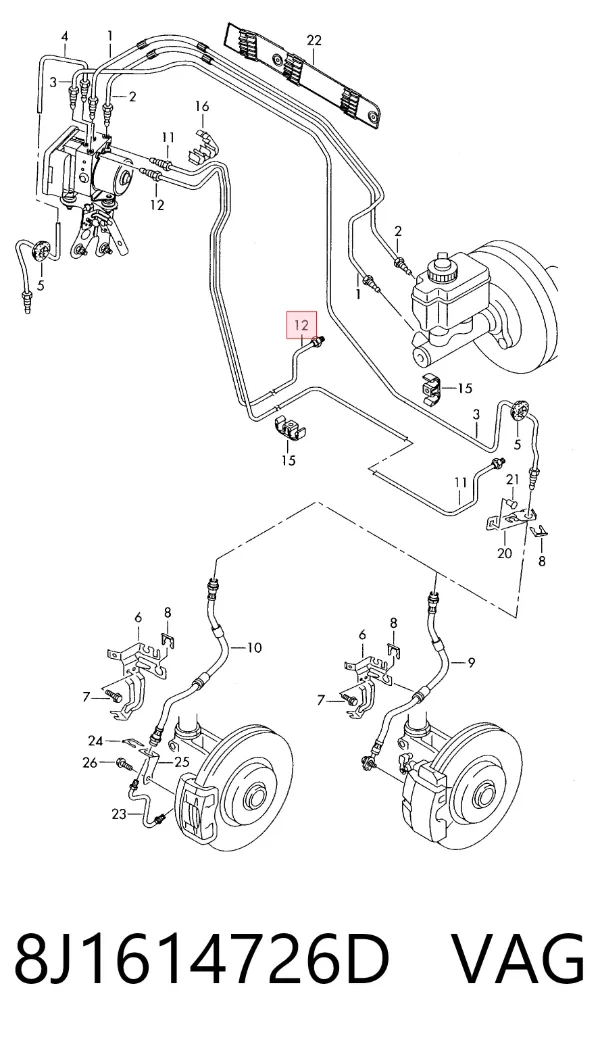  8J1614726D VAG
