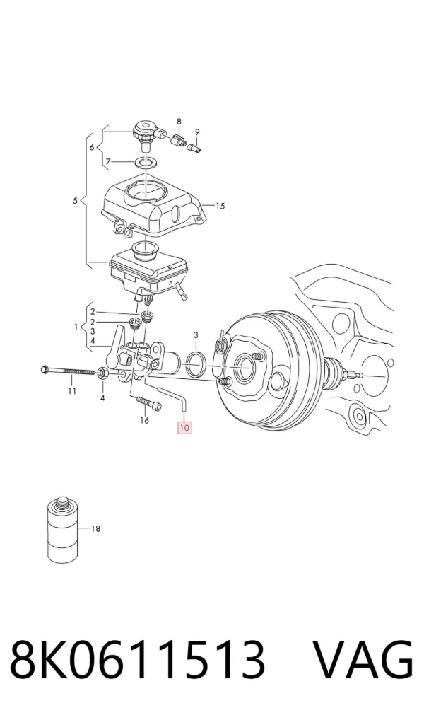  8K0611513 VAG