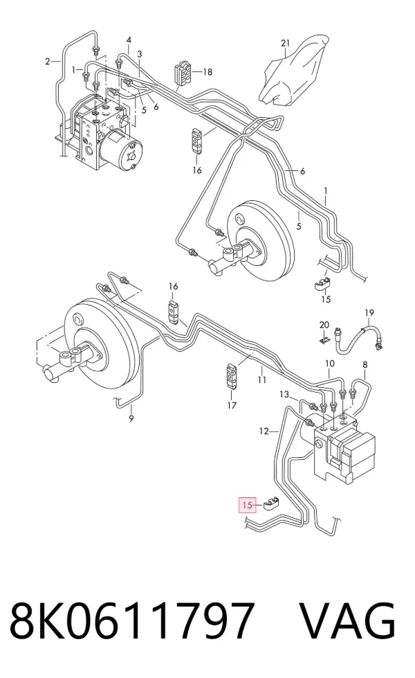  8K0611797 VAG