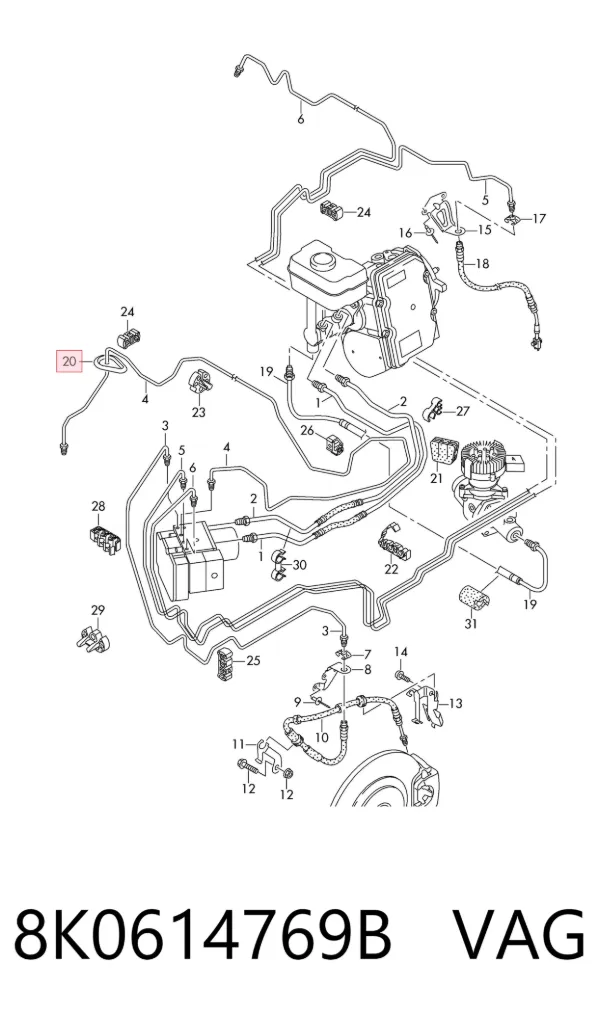  8K0614769B VAG