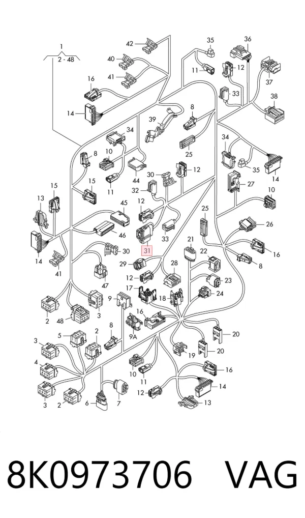  8K0973706 VAG