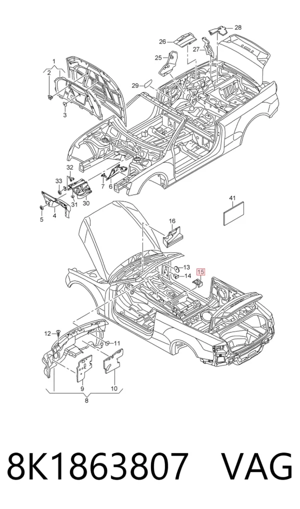  8K1863807 VAG