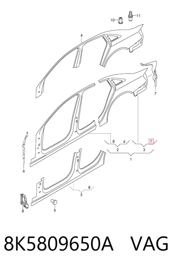  8K5809650A VAG