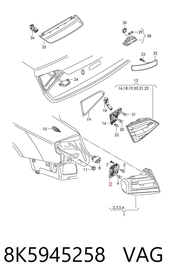 8K5945258 VAG