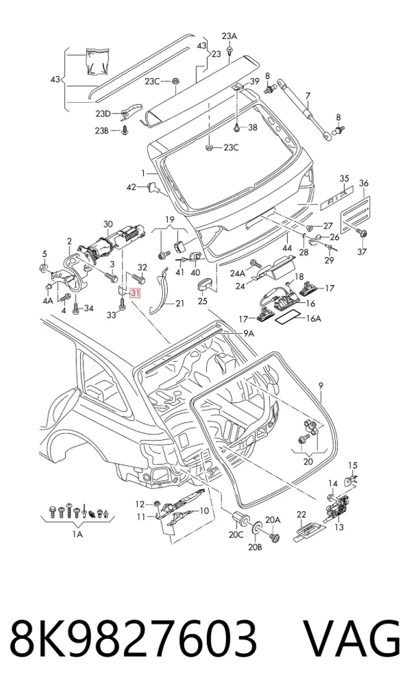 8K9827603 VAG