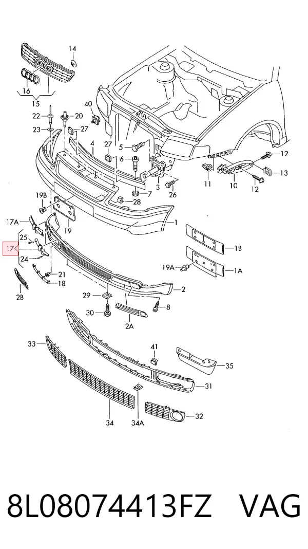  8L08074413FZ VAG