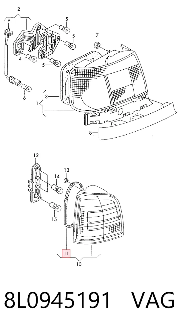  8L0945191 VAG