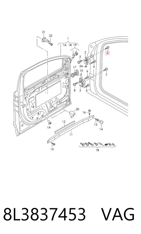  8L3837453 VAG