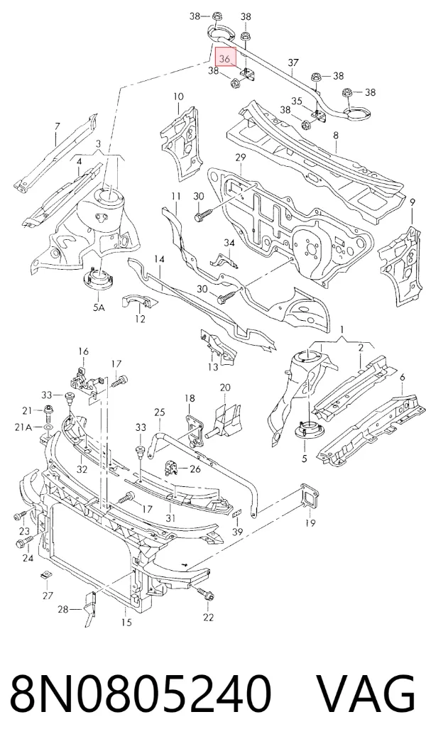  8N0805240 VAG