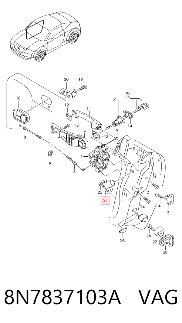 8N7837103A VAG