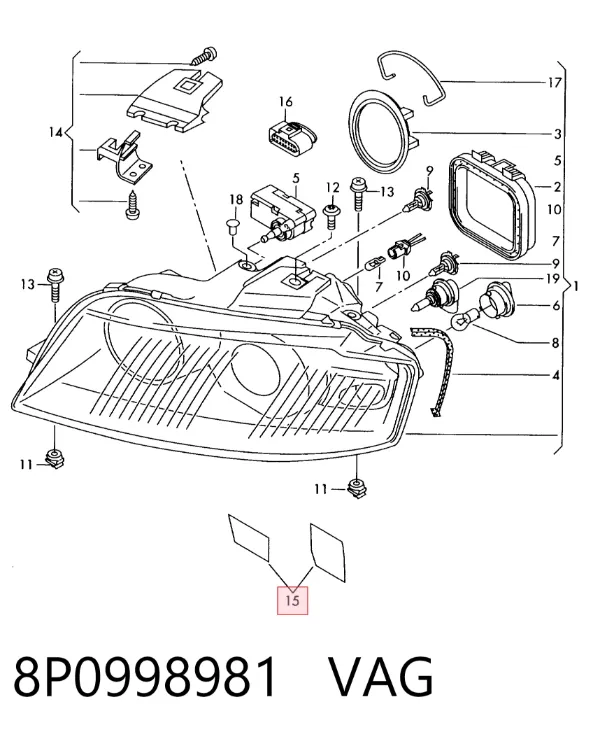  8P0998981 VAG