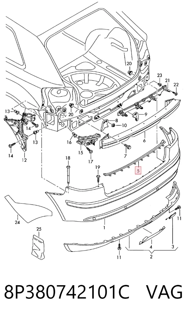  8P380742101C VAG