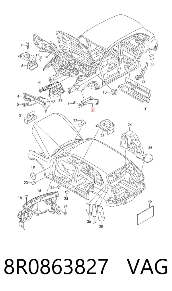  8R0863827 VAG