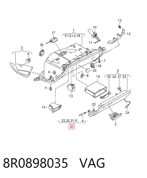  8R0898035 VAG