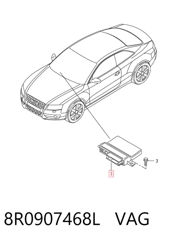 Módulo "Interface de diagnóstico" 8R0907468L VAG