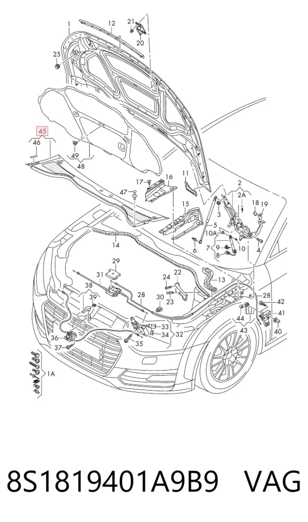  8S1819401A9B9 VAG