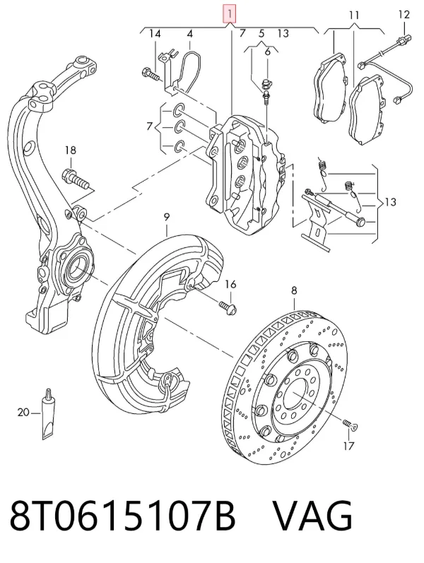  8T0615107B VAG