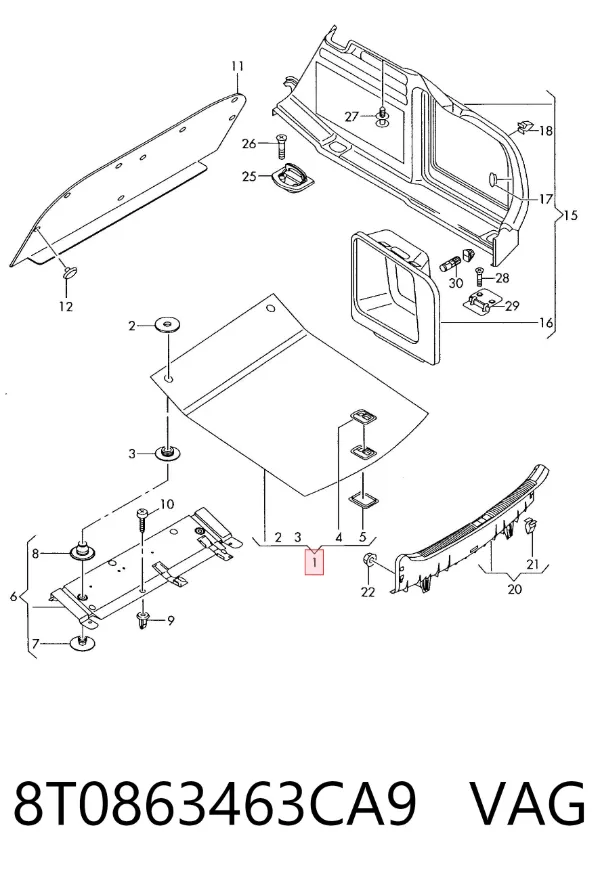  8T0863463CA9 VAG
