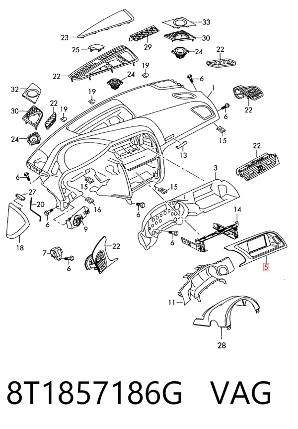  8T1857186G VAG