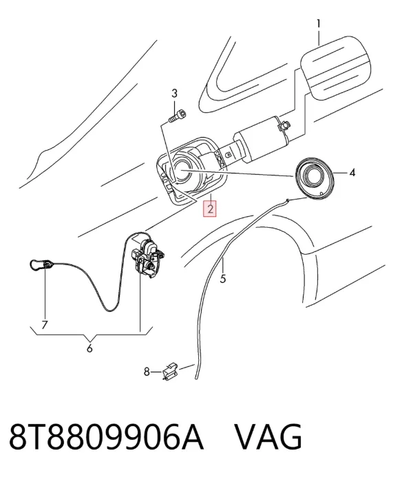  8T8809906A VAG