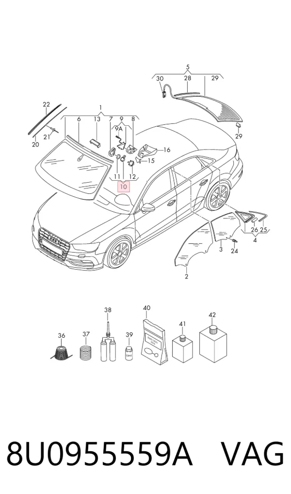 Sensor de chuva Audi TT FV3, FVP