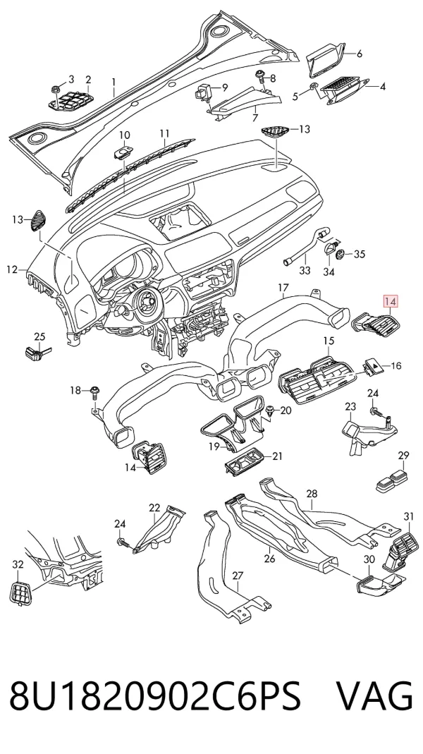  8U1820902C6PS VAG
