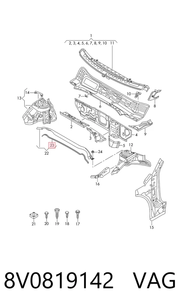  8V0819142 VAG