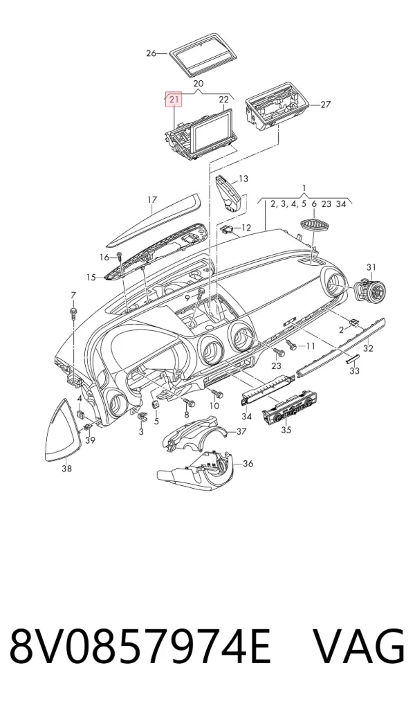  8V0857974E VAG