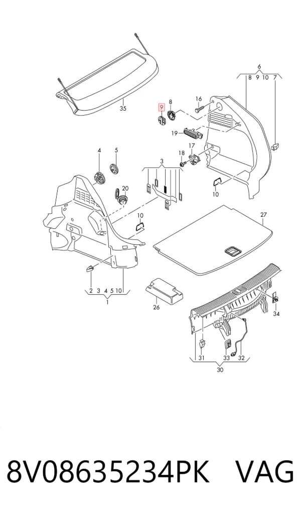 8V08635234PK VAG
