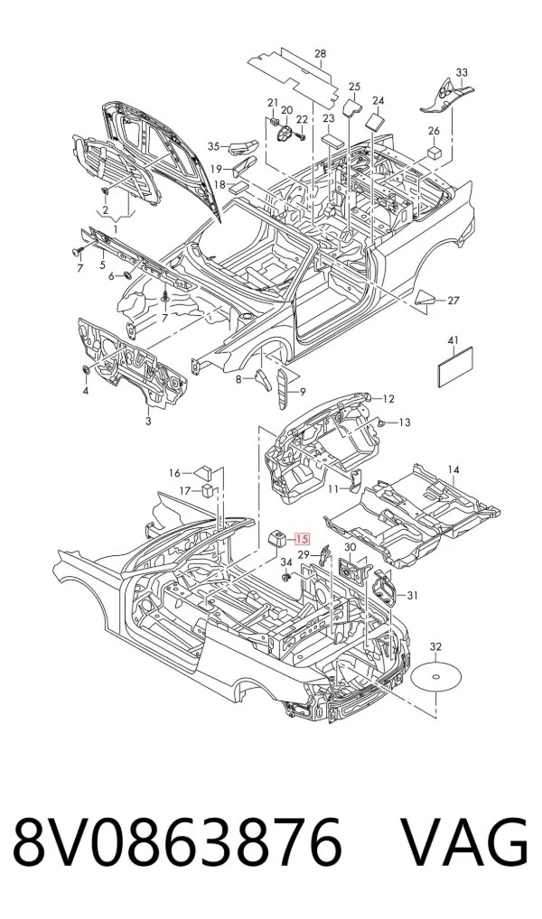  8V0863876 VAG