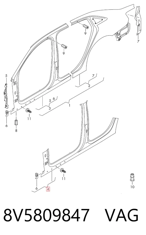  8V5809847 VAG