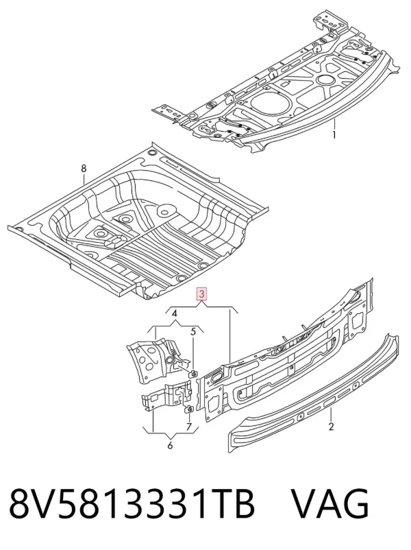  8V5813331TB VAG