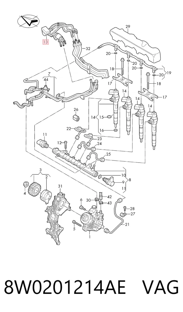  8W0201214AE VAG
