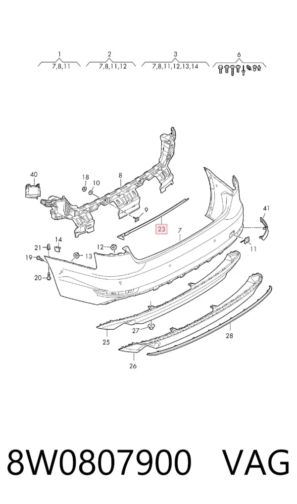  8W0807900 VAG