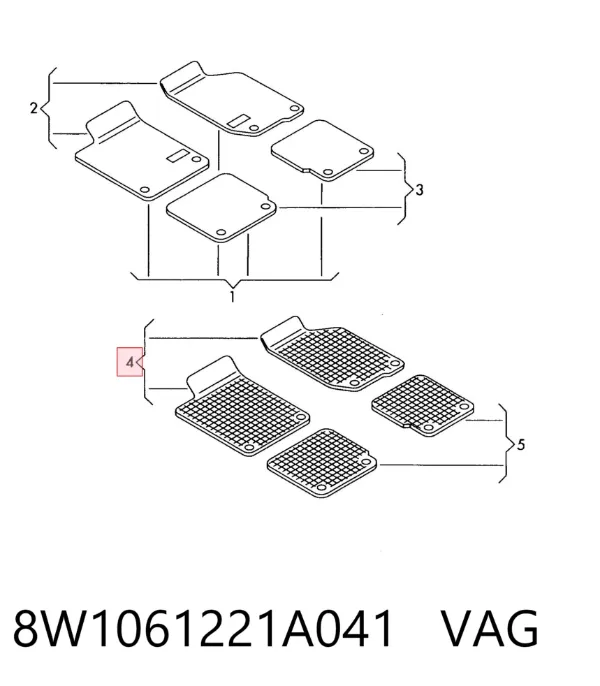  8W1061221A041 VAG