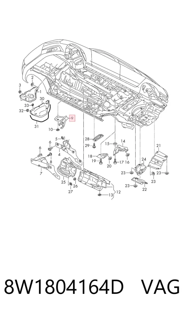 8W1804164D VAG
