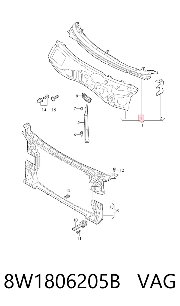  8W1806205B VAG