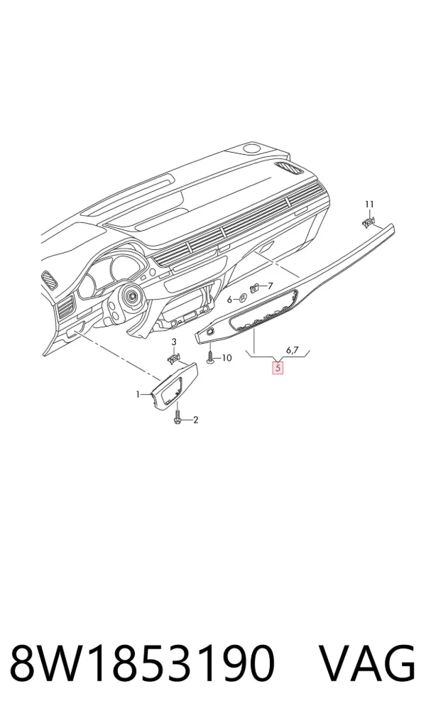  8W1853190 VAG
