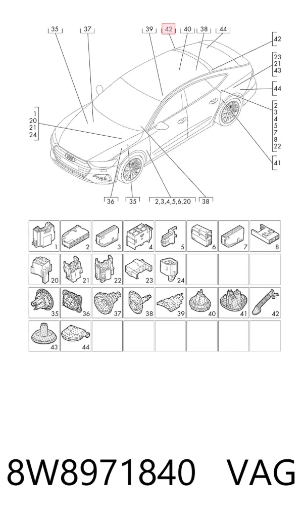  8W8971840 VAG