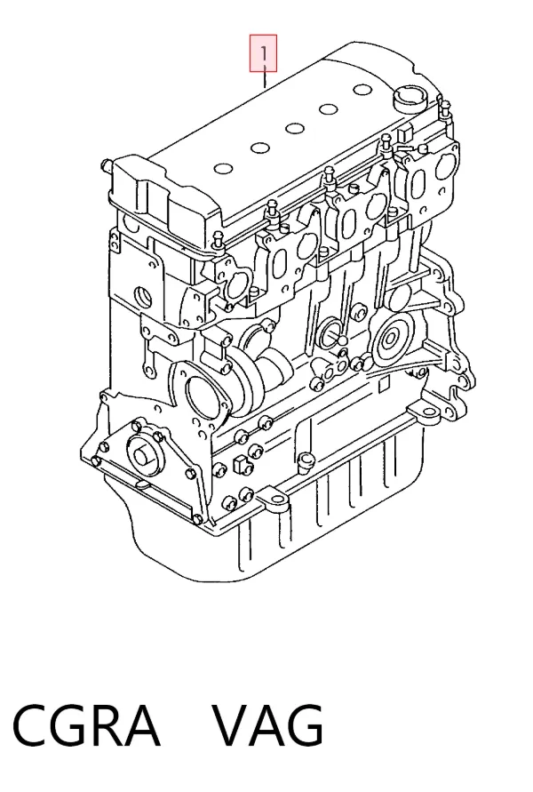 Motor montado CGRA VAG