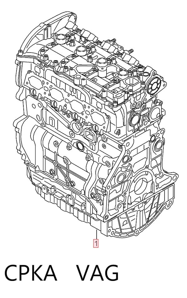 Motor montado CPKA VAG