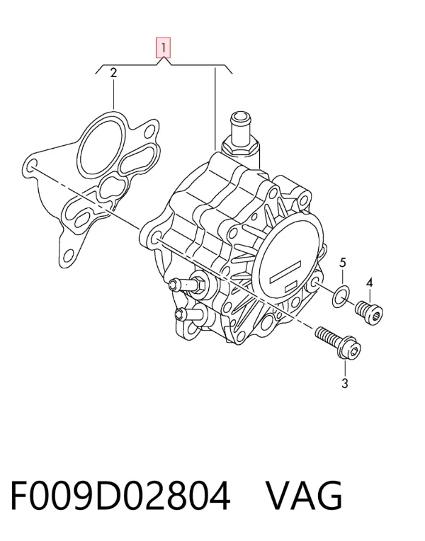 Bomba de combustível de tandem F009D02804 VAG