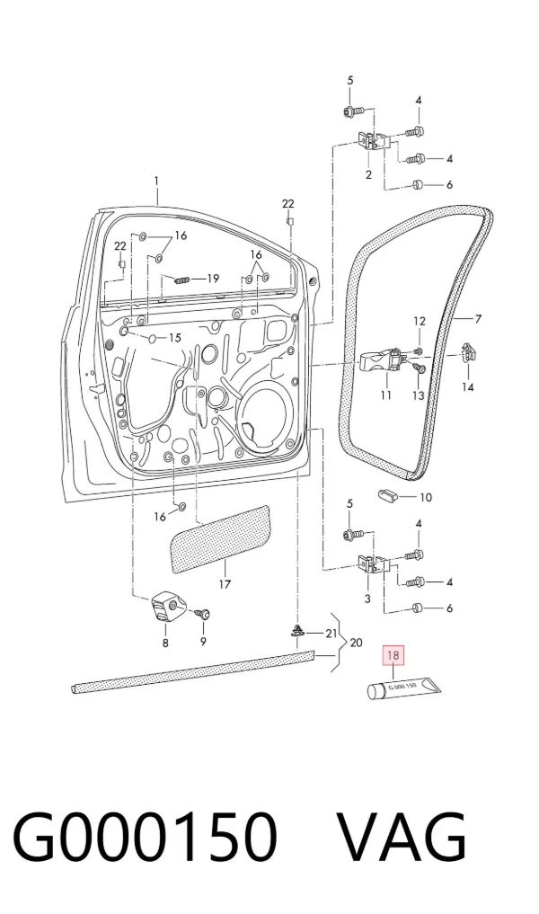 Lubrificante para os rolamentos e juntas homocinéticas G000150 VAG