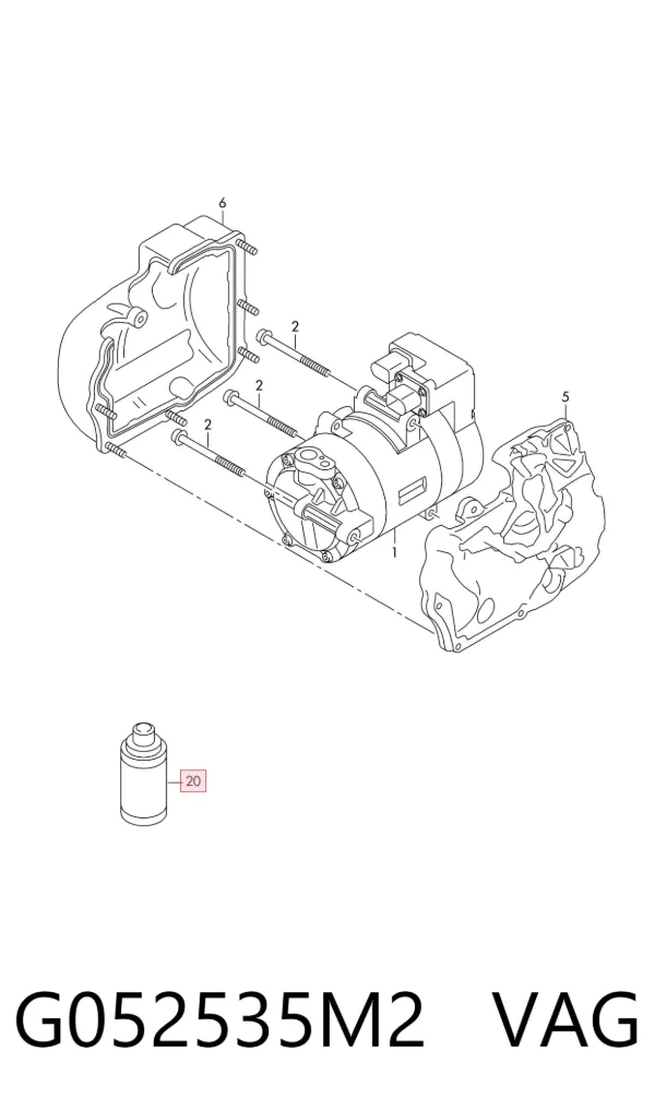 Óleo de compressão G052535M2 VAG